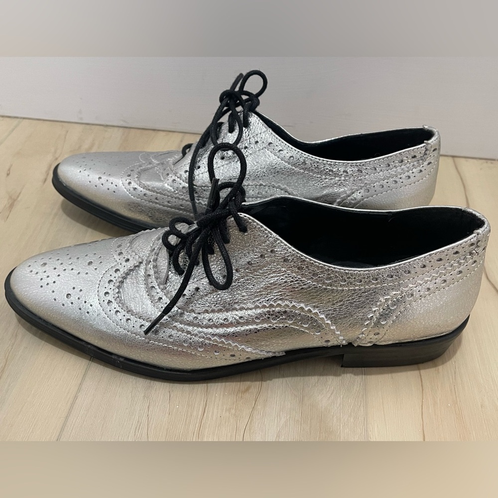 L'intervalle silver fashion shoes - Picture 4 of 7